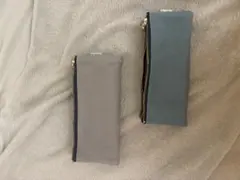 ベンディペンケース 水色、灰色