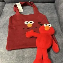 セサミストリート　エルモバッグ&ポーチ　ばら売り可能