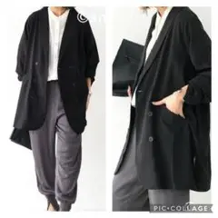 アンティカ パターントルソ ダブルジャケット オーバーサイズ ルーズシルエット
