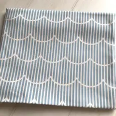 オックス　ブルー　波　108×90cm