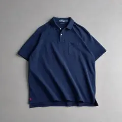 BEAMS 裾ポニーポロラルフローレンビッグシルエット半袖ポロシャツ 