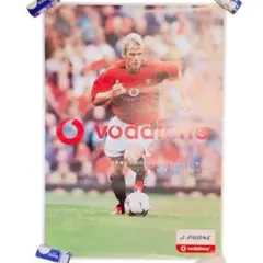 ベッカム　ボーダフォンノベルティ　バッチ デビッド・ベッカム ピンバッチ ボーダフォンの通販 by だいはは