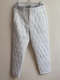 値下げ　MASUサイケデリックキルティングパンツ 21AW MASU サイケデリックパンツ ホワイト 44 - メルカリ