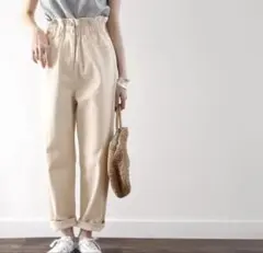 クラシカルエルフ ギャザーウエストテーパードパンツ