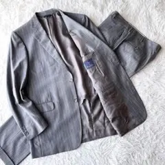 【超希少46XL✨カノニコ生地】ブルックスブラザーズ セットアップスーツ グレーのサムネイル