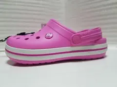 【新品】クロックス　バンド　キッズ　ピンク　21cm　J 3　タグ付き  未使用