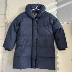 UNITED ARROWS ロングダウンコート ネイビー　125