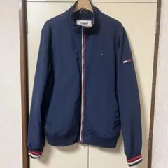 【美品・即日発送】トミーヒルフィガー／XL／ネイビー／ナイロンジャケット