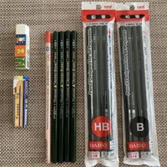 DAISO HB B 三菱鉛筆 13本セット　まとめ売り　消しゴム　ミッフィー