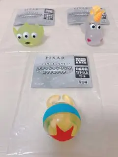 “ピクサーキャラクター”　ファッションリング　ロイヤルクリア／3種セット