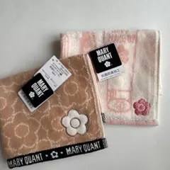 MARY QUANT タオルハンカチ 2枚セット