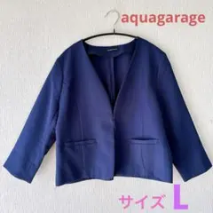 aquagarage ネイビー 春服 フォーマル 卒園式 卒業式 L ママスーツ