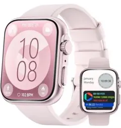 スマートウォッチ　ピンク★新品未使用