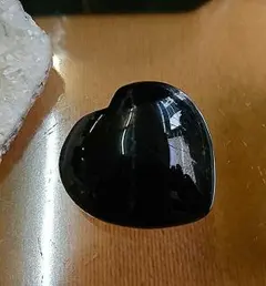 ☆タンタン様専用☆激安！☆天然石　AAA級 黒水晶(モリオン) ハート