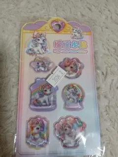 ウォーターシール　ユニコーン立体シール