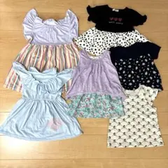 【美品】ワンピース Tシャツまとめ売り 24時間以内発送 120cm 夏