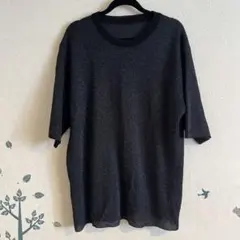 HARE ラメニット クルーネック Tシャツ ブラック Fサイズのサムネイル