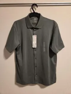 UNIQLO AIRism ポロシャツ M ダークグリーン