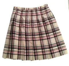 美品❣️EAST BOY (イーストボーイ) チェック柄プリーツスカート