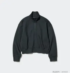 新品タグ付き‼️UNIQLO ユニクロ　ドライスウェットリラックスブルゾン　L