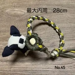 パラコード ペット チョーカー 首輪　No.45　内周28cmまで可能