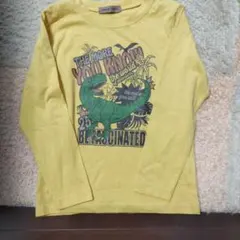 恐竜プリント長袖Tシャツ 120cm