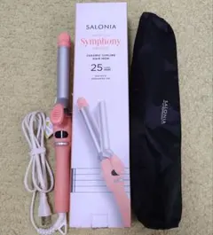 【美品】SALONIA セラミックカールヘアアイロン 25mm SL-008SO