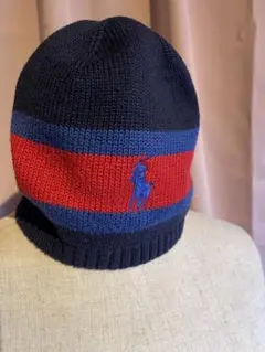 匿名配送　美品　ポロラルフローレン　ニット帽　4歳〜7歳
