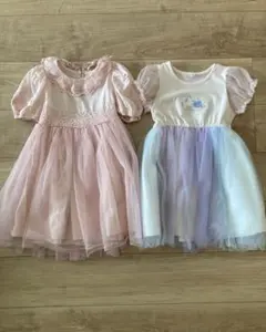 【セット販売】キッズ　ドレス　ワンピース　レース　110cm