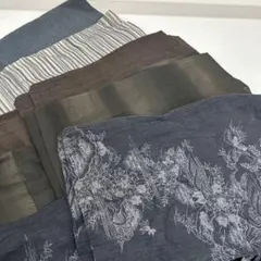 夏着物 単衣仕立て まとめ売り 着物 リメイク み-358のサムネイル
