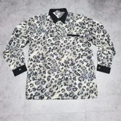 柄シャツ ヴィンテージ ヴィンテージシャツ 総柄シャツ 花柄シャツ Lサイズ