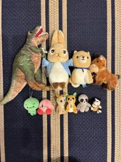 【まとめ売り】ぬいぐるみ 恐竜 ピーターラビット 9点セット
