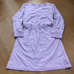 x-girl 長袖ワンピース 140ラベンダー