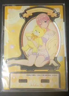 [五等分の花嫁] ラッキー缶バッジくじ 中野一花 ビックアクリルスタンド