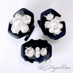 ヘアミニクリップ　３点　No.159