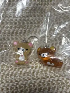 リラックマ クリアマスコットチャーム めじるしアクセサリー コリラックマ