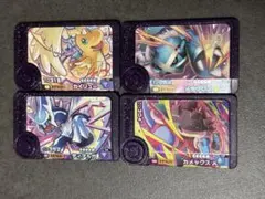 ポケモンメザスタ 4枚セット カイリュー メタグロス ディアルガ カメックス