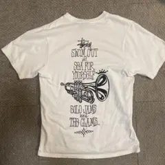 Stüssy Tシャツ 白 Sサイズ バックプリント