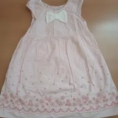 anyFAM ワンピース ピンク 花柄 リボン 120cmのサムネイル
