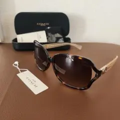 未使用品美品☆COACH サングラス HC8121 べっ甲柄 - メルカリ