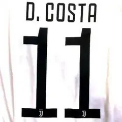 子供用 K007 ユベントス ドウグラス コスタ*11 白黒 19 パンツ付