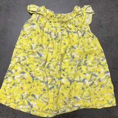 Bonpoint 花柄フリルトップス 18m