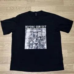 Dazy 半袖プリントTシャツ　L ブラック