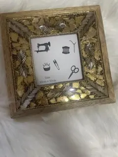 装飾的なフォトフレーム 10cm x 10cm