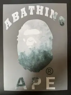 ABATHING APE アイロンプリントシート