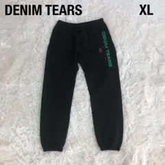 【美品】DENIM TEARSデニムティアーズスウェットパンツブラックXL