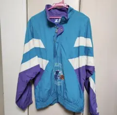 スターター NBA シャーロット ホーネッツ ナイロンジャケット スタジャン pickupjapan_20062006003016961