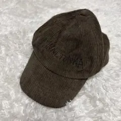 キッズ 帽子 MINNETONKA コーデュロイ キャップ ブラウン