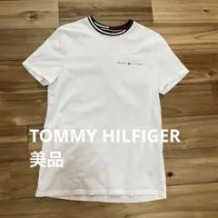 【美品】TOMMY HILFIGER ホワイト Tシャツ 半袖