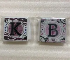鬼滅の刃 アルファベットタイルマグネット K B 2種セット　鬼舞辻無惨